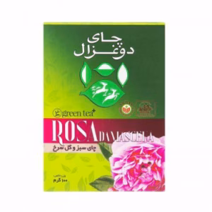 چای سبز و گل سرخ دوغزال (معطر) 100 گرم