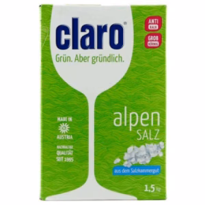 نمک ماشین ظرفشویی کلارو مدل Alpen Salz مقدار 1.5 کیلوگرم