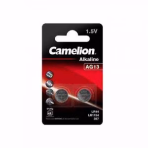 باتری سکه ای کملیون الکالاین Camelion Alkaline مدل AG13 بسته 2 عددی