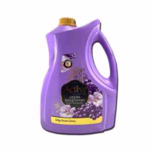 مایع دستشویی صدفی بنفش سری رویای ابریشمی اکتیو 3750 گرم