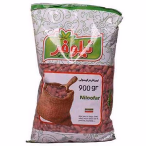 لوبیا قرمز کپسولی نیلوفر 900 گرمی