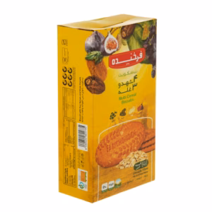 بیسکویت خوشین 4 شهد و 3 غله فرخنده 330 گرمی