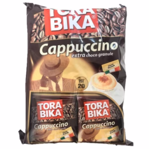 پودر قهوه فوری TORA BIKA تورابیکا با شکلات اضافه بسته 20 عددی