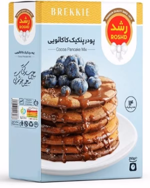 پودر پنکیک کاکائویی رشد ۲۵۰ گرم