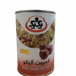 کمپوت آلبالو یک و یک 410 گرمی