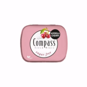 قرص خوشبو کننده بدون شکر کامپس Compass با طعم گیلاس 14 گرم
