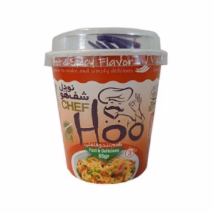 نودل لیوانی طعم تند و فلفلی CHEF Hoo شف هو 65 گرمی