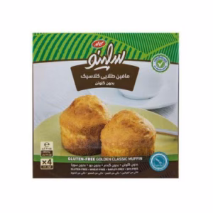 مافین طلایی کلاسیک سلینو کاله 4 عددی (160 گرم)