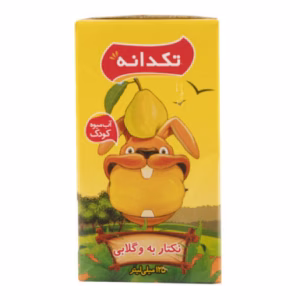 نکتار به و گلابی آبمیوه کودک تکدانه 125 میلی لیتر