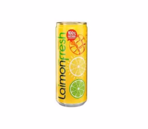نوشیدنی گازدار مرکبات و انبه Laimon fresh لایمون فرش 330 میلی لیتر
