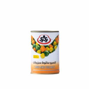 کنسرو سبزیجات مخلوط یک و یک 400 گرم