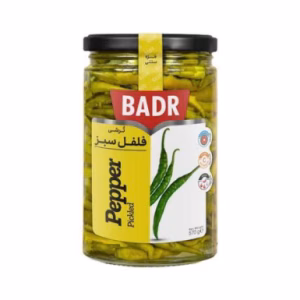 ترشی فلفل سبز بدر 570 گرمی