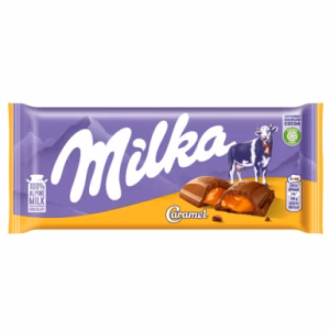 شکلات با مغزی کارامل میلکا 100 گرم