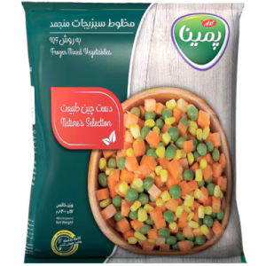 مخلوط سبزیجات منجمد پمینا کاله وزن 400 گرم