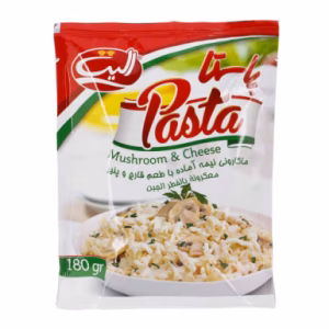 ماکارونی نیمه آماده با طعم قارچ و پنیر پاستا الیت 180 گرم