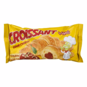 کروسان شیبابا با مغز آلبالویی 50 گرم