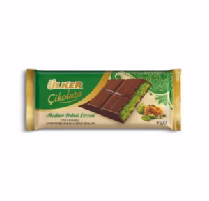 شکلات دبی با مغز پسته و کنافه اولکر Ulker حجم 93 گرم