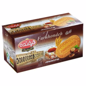 بیسکویت با طعم فندق و تزیین شکر فرخنده 900 گرم