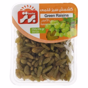 کشمش سبز قلمی برتر 250 گرم