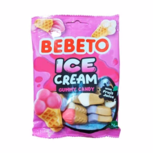 پاستیل ببتو Bebeto مدل Ice Cream حجم 80 گرم