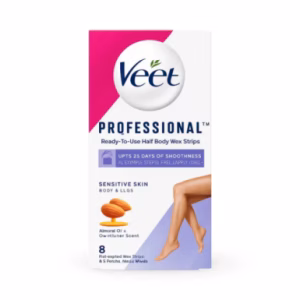 نوار موبر حرفه ای بدن Veet ویت برای پوست های حساس 8 عددی