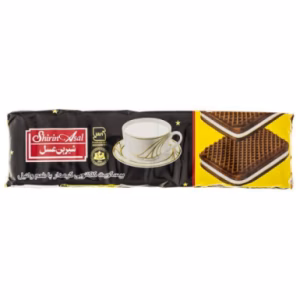 بیسکویت کرمدار با طعم وانیل شیرین عسل 120گرم