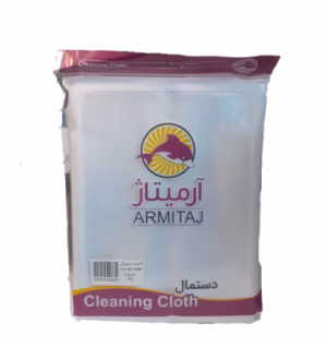 دستمال تنظیف نخ پنبه آرمیتاژ بسته 4 عددی ( طرح تصادفی )