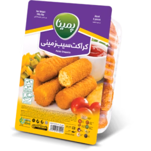 کراکت سیب زمینی پمینا کاله وزن 390 گرم