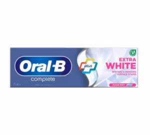 خمیر دندان اورال بی Oral B کامپلت مدل Extra White حجم 75 میل