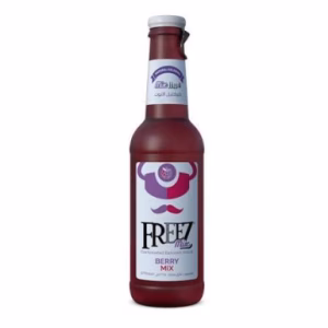 فریز آبمیوه گازدار کوکتل میکس میوه شیشه 275 میل