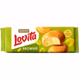 کیک براونی روشن لاویتا لیمویی Roshen Lovita وزن 152 گرم