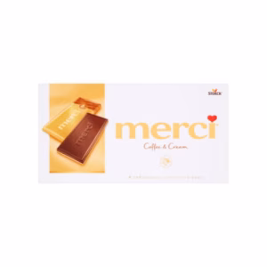 شکلات خامه و قهوه مرسی merci حجم 100 گرم