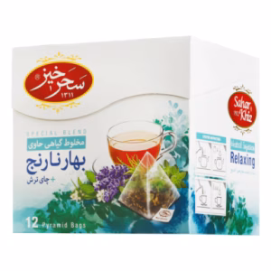 مخلوط گیاهی بهار نارنج و چای ترش سحرخیز بسته 12عددی