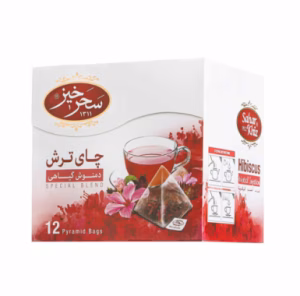 دمنوش گیاهی چای ترش سحرخیز بسته 12 عددی