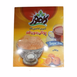 پولکی بدون قند با طعم پرتقالی کامور 150 گرم