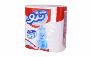 دستمال حوله ای سه لایه دو قلو تنو