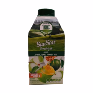 آبمیوه مخلوط سیب عسل و لیمو سان استار 500 میلی لیتر