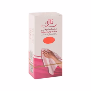دستمال میکروفایبر ناژه مخصوص شیشه (50*30) (طرح رنگ تصادفی)
