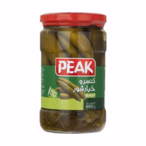 کنسرو خیارشور درجه یک پیک 650 گرم