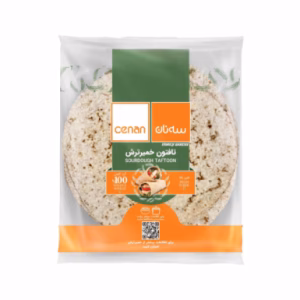 نان تافتون خمیر ترش سه نان 370 گرم