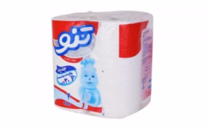 دستمال حوله ای کاغذی تنو 3 لایه 4 رول