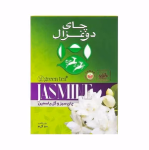 چای سبز و گل یاسمین دوغزال (معطر) 100 گرم
